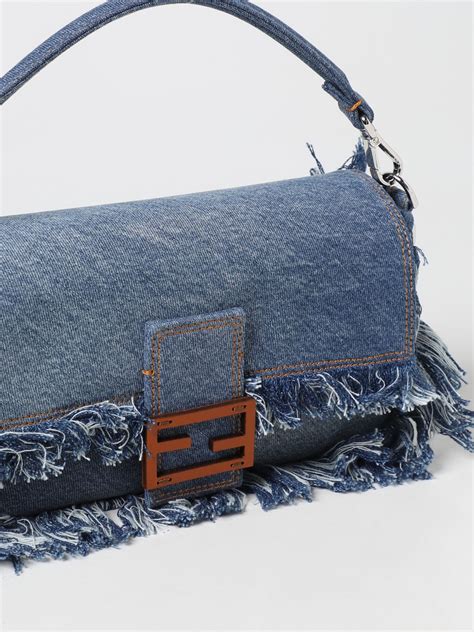 fendi clasp bag|fendi denim baguette.